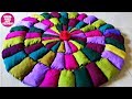 HOW TO MAKE DOORMAT |OLD CLOTH RECYCLING /REUSE IDEA |HOW TO MAKE RUG |WEB GALLERY OF ART |COOL DIYS