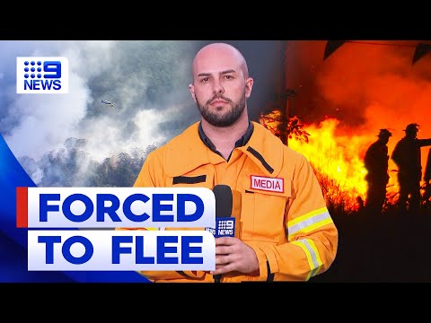 Residents told to evacuate as fires continue to burn across queensland | 9 news australia