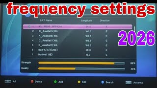 Mpeg4 set top box free dish frequency | HD set top box channel setting Wealth