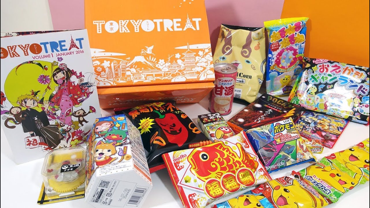 Tokyo Treat 2016 Unboxing April - Japanese Snacks , Candy & Sweets