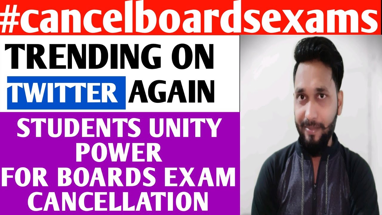 Cancel Boards Exams Trending On Twitter Again || Board Exam 2021 Cancellation Latest News || 