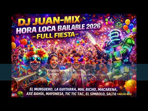 🎉🥳🤡DJ JUAN-MIX HORA LOCA 2026- FULL BAILABLES(Clasicos, Retro, Reggaeton, Pachanga, y Mas)🎉🥳🤡