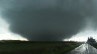 INTENSE Large Wedge Tornado! Northwest Ohio 8-24-16