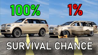 Download Lagu Realistic Survival Chance Crashes #70 (With Dummies) | BeamNG.drive MP3