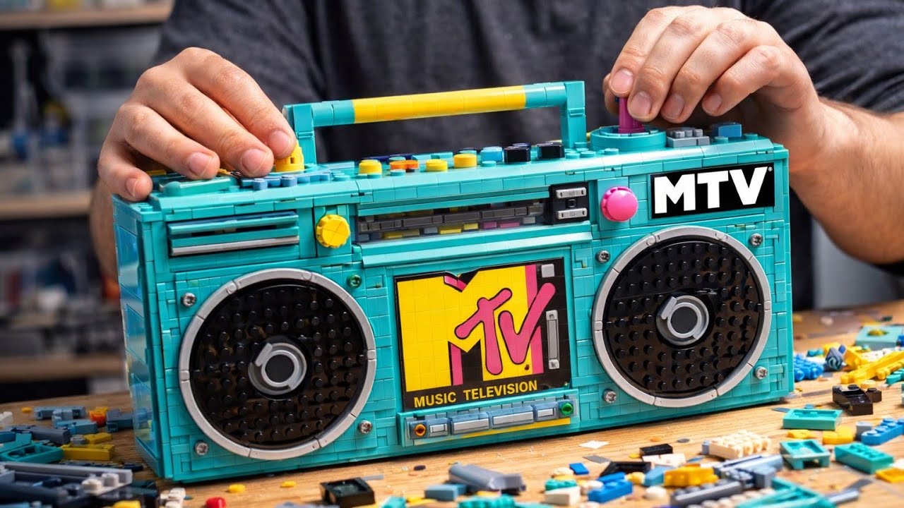 Building a lego boom box