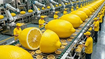 Inside a Modern Lemon Factory: How 10 Tons of Lemons Are Turned Into Powder (Full Process)