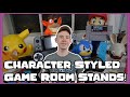 Character style display stands for a game room  exquisite gaming cable guys stands