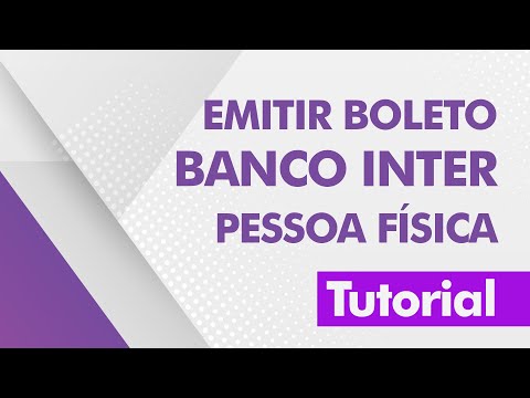 COMO EMITIR BOLETO INTER PESSOA FISICA #BANCO INTER