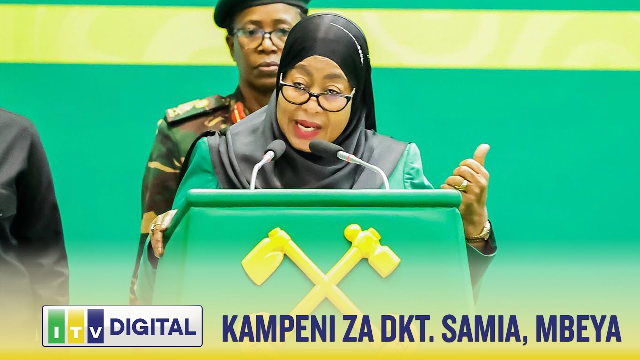 🔴#LIVE:  MGOMBEA URAIS KUPITIA CCM NDG. DKT. SAMIA AKIWA KATIKA KAMPENI -  MBEYA