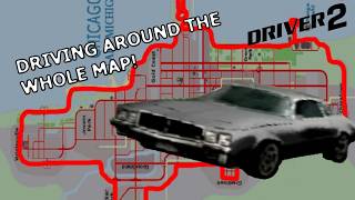 Driver 2 TIMELAPSE, Driving Around the Map Edge, Scenic Route Ep 47