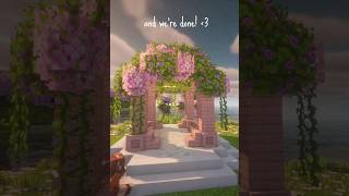 Quick & Easy Cherry Blossom Gazebo in Minecraft! 🌸💯