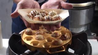 純金製たこ焼き器で「たこ焼き」焼いちゃいます