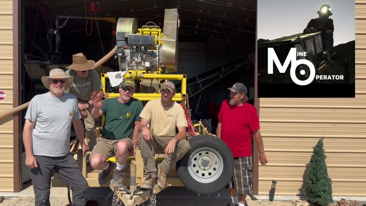 Keene RC812 Rock Crusher field test with the Mine Operator crew.