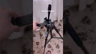 My first tripod with microphone and tiny light