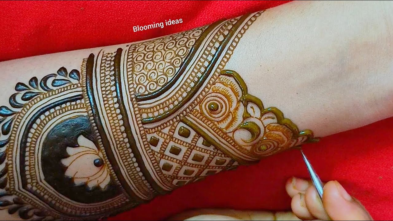 Full hand bridal mehndi design // Latest gorgeous henna design // Unique floral mehndi art // Henna