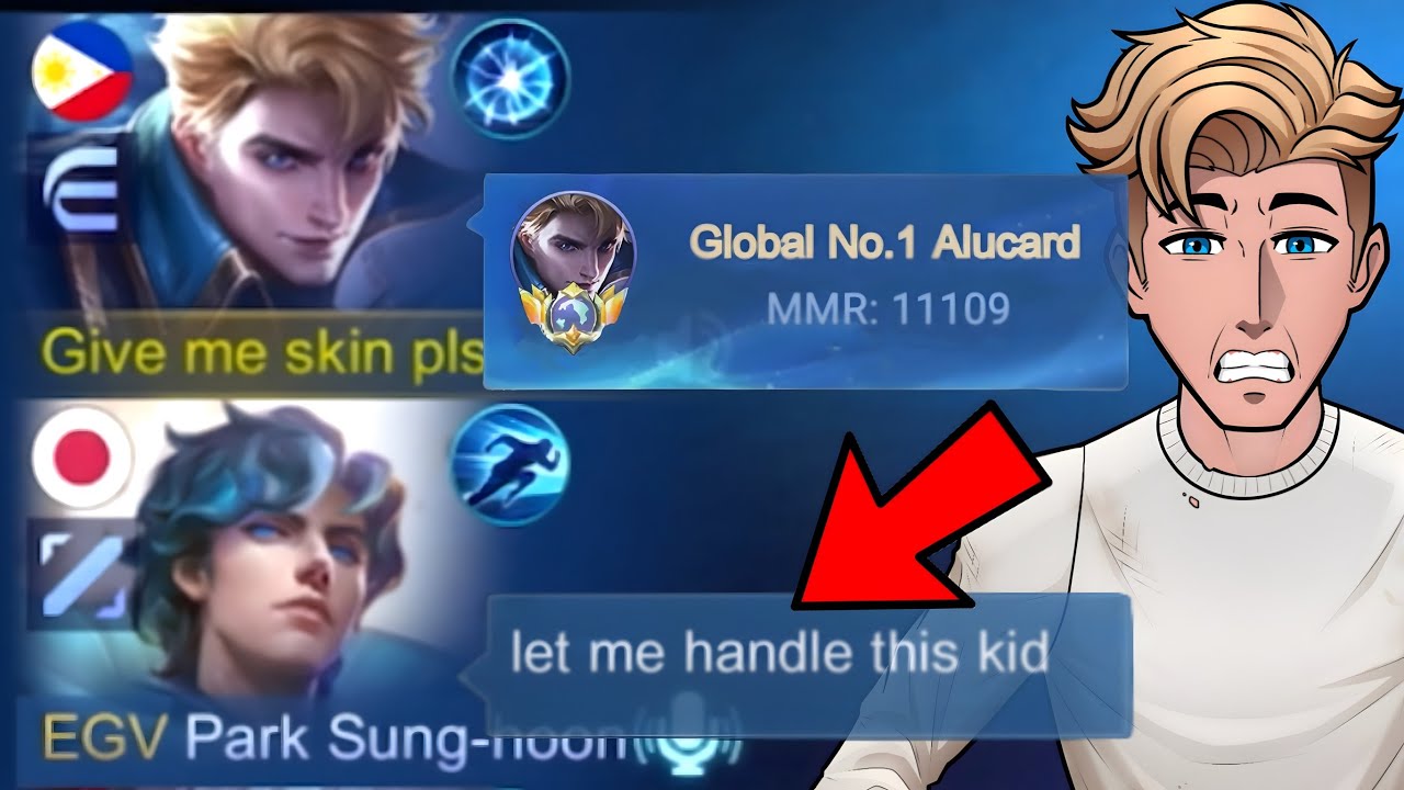 I PRETEND POOR KID IN RANKED AND THIS HAPPENED!! (they didn't expect this) - Mobile Legends