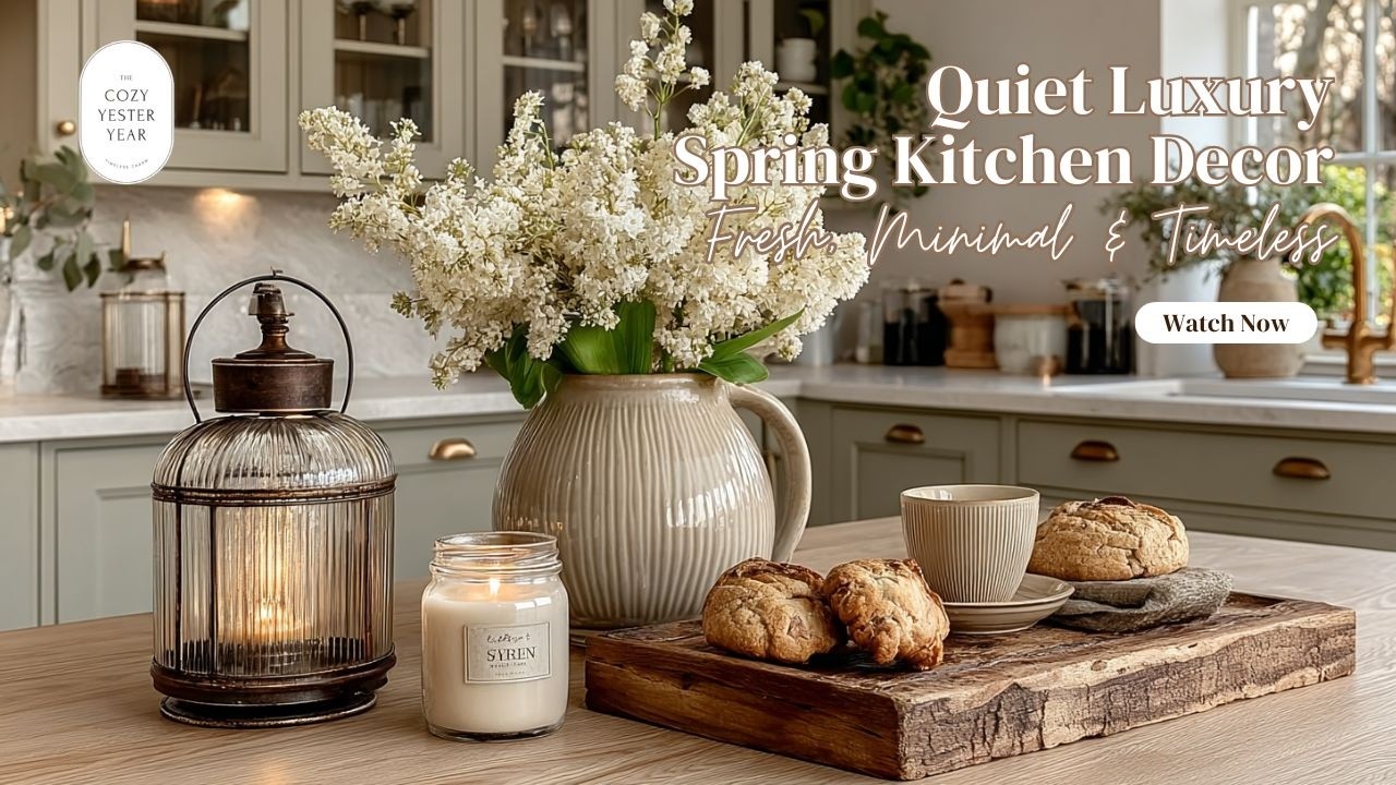 Спокойная роскошь: весенний декор кухни | Свежий, минималистичный и вневременной