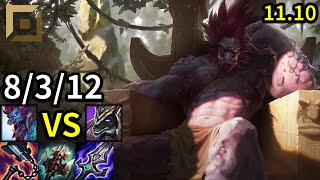 Trundle Top Vs Nasus  Kr Master  Patch 1110