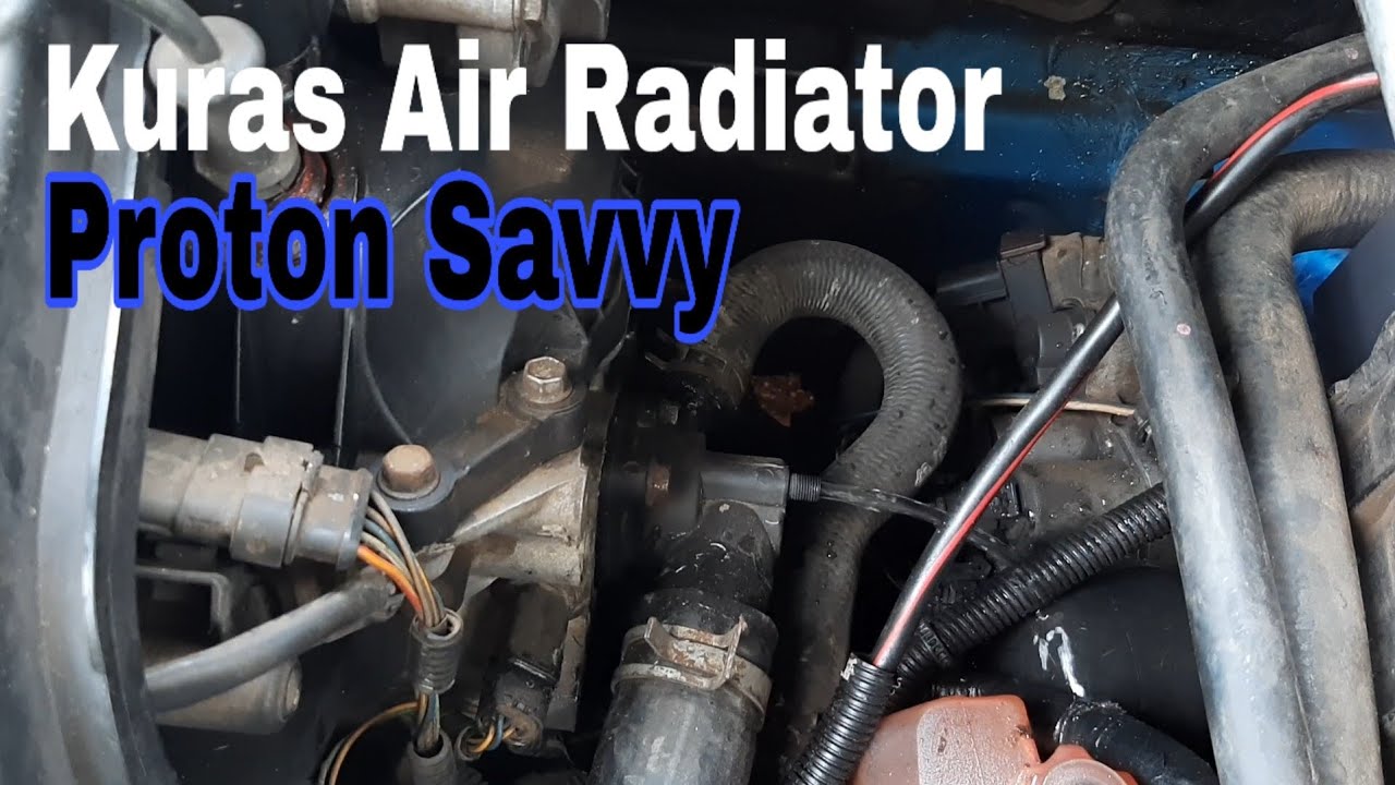 Cara menguras/mengganti air radiator Proton Savvy.. - YouTube
