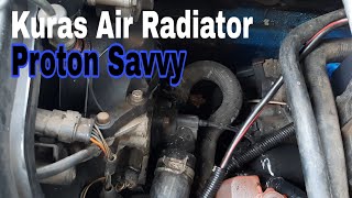 Cara menguras/mengganti air radiator Proton Savvy.. - YouTube