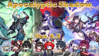 E0S1 Anaxa, E0S1 Acheron, E1S1 Hysilens Apocalyptic Shadow Ver.4.3 | Honkai: Star Rail