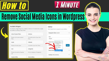 How to remove social media icons in wordpress 2025