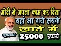 यहां तो आ गए सबके खाते में डाले 25000 हजार रूपये, बैंक मैनेजर, विधायक भी हैरान