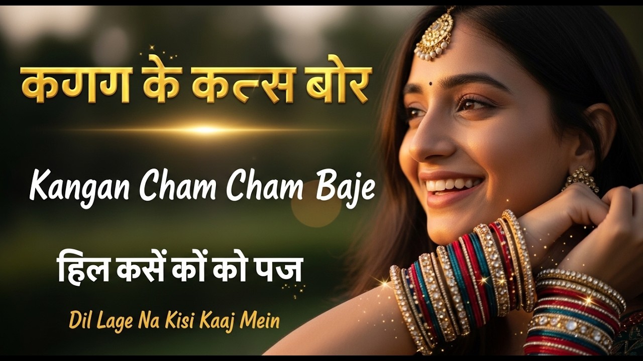 Kangan Cham Cham Baje – Dil Lage Na Kisi Kaaj Mein | New Hindi Romantic Song 2026
