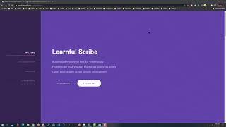 Intro to Learnful Scribe: Auto-transcript tool for Accessible Videos/Audio