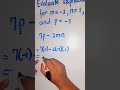 Evaluate the expression