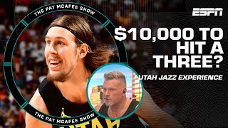 Pat offered $10,000 if Kelly Olynyk would HIT A THREE 🤣 | Pat McAfee Show