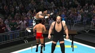 WWE'12 - Big Show & Table Combo (Double Team)