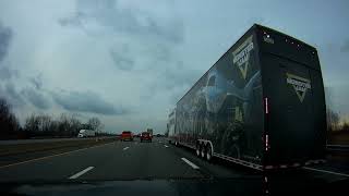 Driving along I-76 West in Ohio
