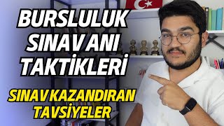 Bursluluk Sınav Anı Taktikleri Bursluluk 2023