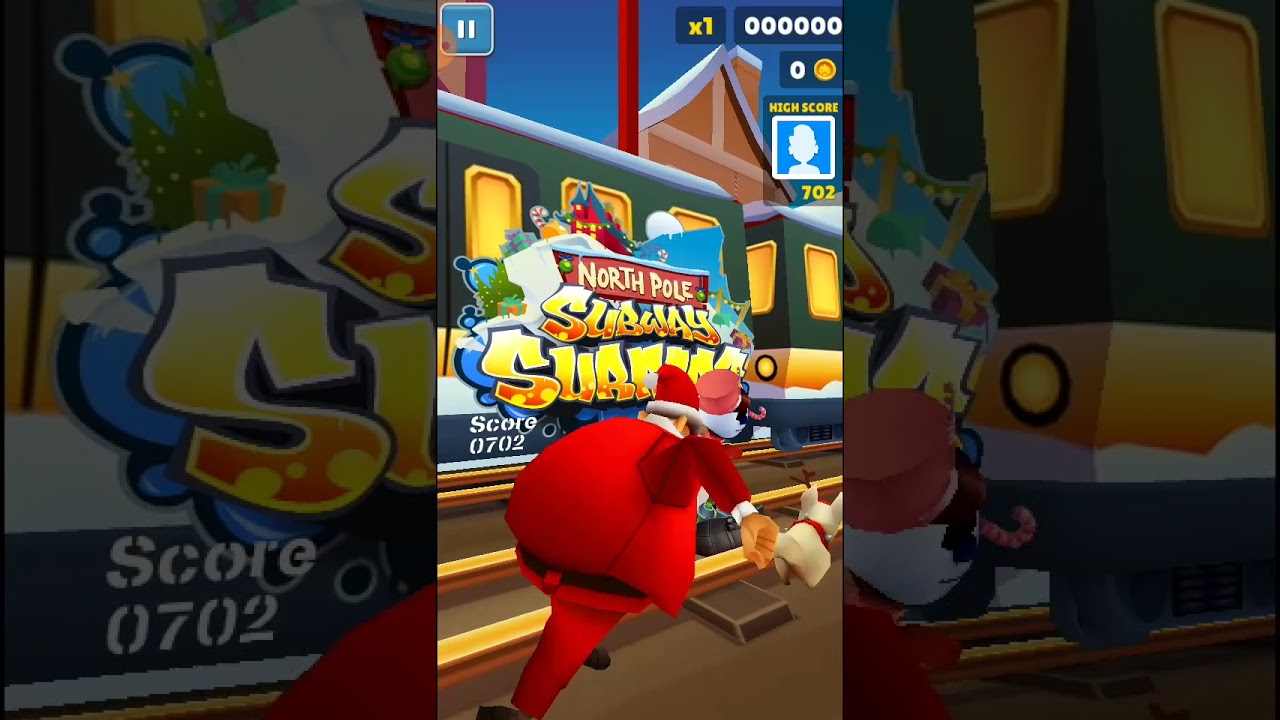 jogando subway surf natal 2017 hack link na descrição