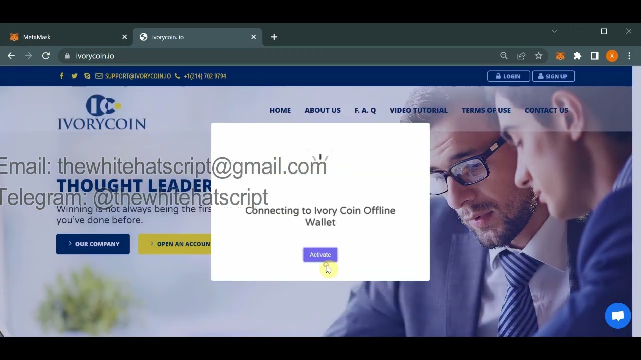How to withdraw your funds from Ivorycoin.io ( Exit scam recovery )