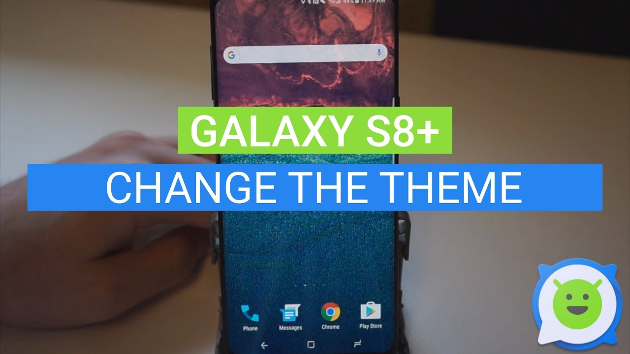 Galaxy S8 Plus: How to change theme - YouTube