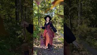 dyeing a fall witch costume diy shorts cosplay
