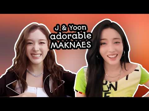 J and Yoon being CUTIE MAKNAES