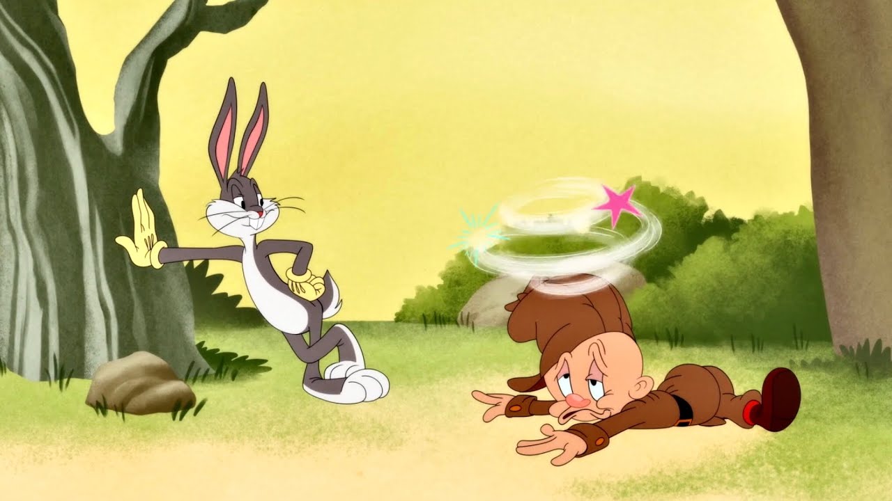 Looney Tunes Cartoons Season 4- “Frisbee Hole” featuring Bugs and Elmer