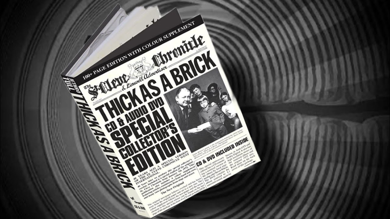 JETHRO TULL THICK AS A BRICK 40TH ANNIVERSARY SPECIAL COLLECTORS ...