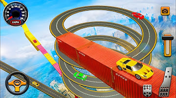 Impossible Vertical Ramp Simulator 3D - Car Stunts Mega Tracks Racing - Android GamePlay