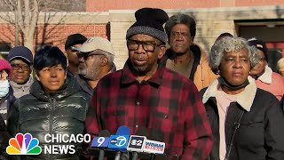 Amundsen Park neighborhood residents discusses fieldhouse not being used as Chicago migrant shelter