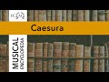 Caesura en anglais