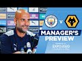 Pep Guardiola press conference | Manchester City v Wolves | Premier League