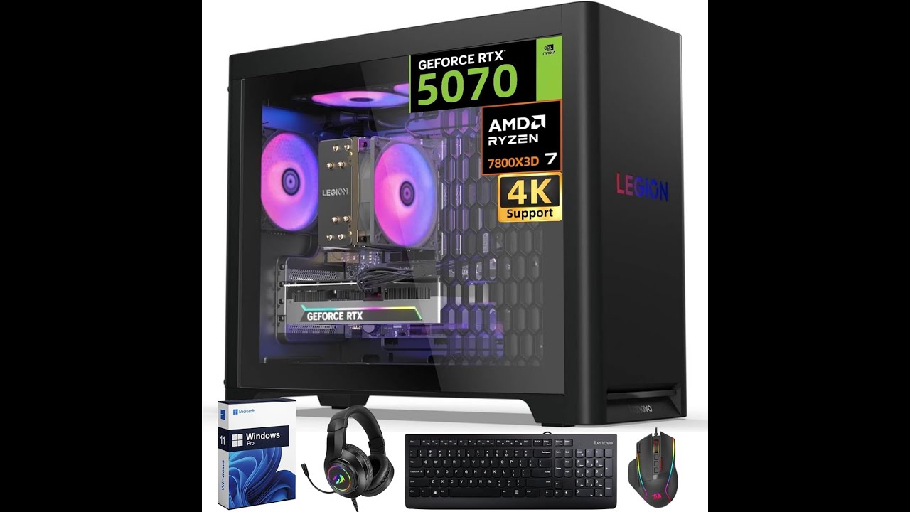 Review: Lenovo Legion T5 Gaming Desktop – Ryzen 7 7800X3D + RTX