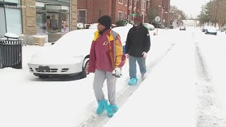 Joy In The Cold: Over five inches of snowfall hits Elizabeth City