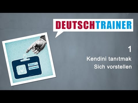 Yeni başlayanlar için Almanca (A1/A2) | Deutschtrainer: Kendini tanıtmak