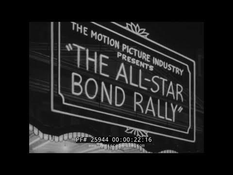 WWII ALL STAR BOND RALLY w/ BOB HOPE, BETTY GRABLE, HARPO MARX 25944
