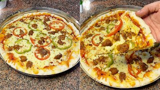 Super soft & tastiest Pizza Ever❤️🤤|Pizza recipe ||cheese pizza |homemade pizza recipe |iftar  screenshot 5